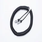7 pin waterproof metal head electrical aviation plug truck wire harness truck trailer spiral cable