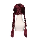 Braids Wigs Braided Wigs 60cm Party Carnival Halloween Girls Long Straight Braids Flame Retardant Hair Wigs