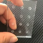 Crystal Pad Private Label Crystal Glue Tray Glass Pad Lashes Adhesive Pallet Glass Eyelash Glue Holder