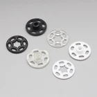 20 set Black/White/Clear DIY Sewing Garment Accessories Invisible Nylon Snap Fasteners Press Button E0517