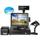 15 inch Samsung Electronic Dual Screen Touch Banking Grocery Square Window Pos System