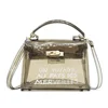 New Jelly candy messenger bag with removable belt,mirror surface shoulder bag for lady hand bag