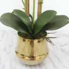 Hot Sale PU Decoration Artificial Butterfly Flower Plant Orchid Leaves