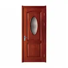 Lowes French mosaic glazed wood door oval glass insert wood doors apartment interior gate
