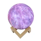 YJN5404 Creative Gift Craft Led Moon Shape Star Fairy Night Moon Light Lamp