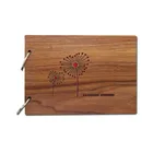 New product high quality wooden photo album, DIY scrapbook photo album