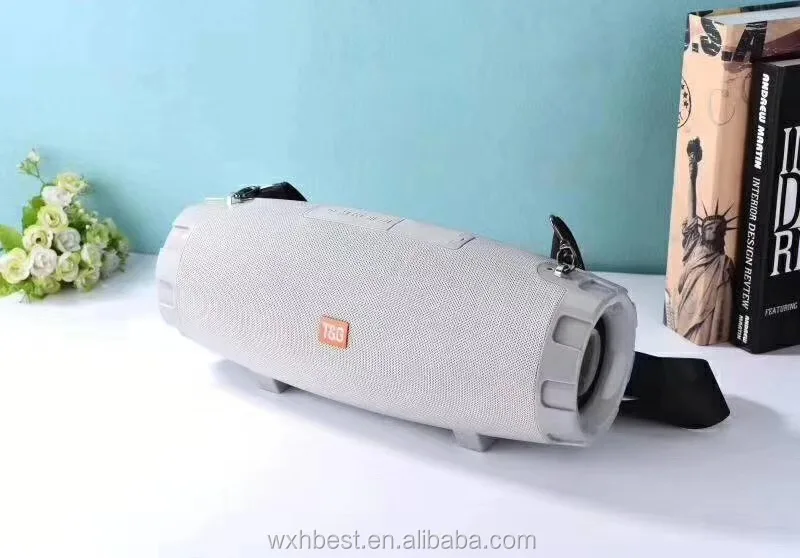 New Arrival Fabric TG526 Wireless Speaker Portable BT speaker Support TF Card USB FM AUX hands-free tg-526 big sound box 2400mah - ANKUX.COM
