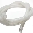 Rubber Silicone Tubing Hose White Food Grade Silicone Rubber Clear Reinforced Vacuum Braided Tubing Hose Manufacturers