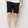 100% Cotton fabric mens yellow bermuda shorts with pockets and belt loop black chino shorts