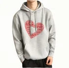 Custom new fashion cheap plain custom pullover grey hoodie