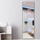Hot selling champagne decoration stand full length floor mirror for living room