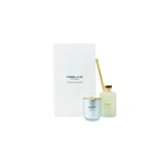 M&Sense Sea Minerals 180 Ml Fragrance Reed Diffuser And Gift Set Clear Candle Wax