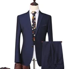 Wholesale Custom Fashion business mens suit black suit for man