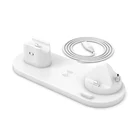 Phone Charger 3 In 1 Charging Station Fast Wireless Mobile Phone Charger With Stand