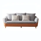 Luxury Fabric Sofa Fabric ZUOYOU Luxury Living Room Furniture European Style Modern 3 Seats Fabric Sofa 5012