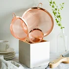 Rose Gold Strainer Stainless Steel Kitchen Accessories Tool Fine Tea Mesh Strainer Set Flour Sifter Sieve