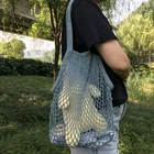 Crochet Bag Tote Bag Handmade Eco Tote Farmers Market Crochet Mesh Bag