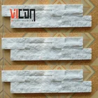 z shape white marble stone interior wall cladding flat panel for sale