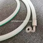 Food grade tube polyester fiber braided reinforced silicone hose Braided flexible hose Medical Grade Silicone Tubing