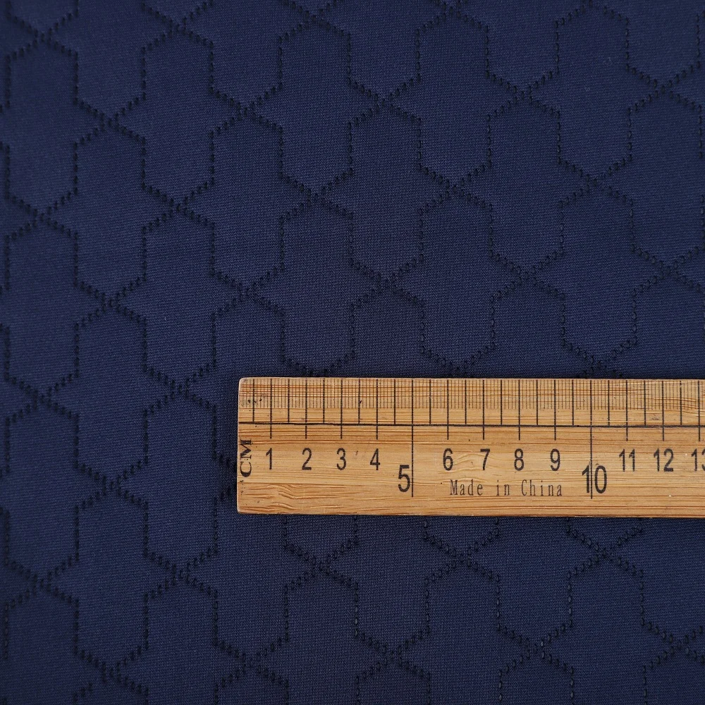 Emboss fabric 3d embroidery fabric custom pattern 75/72 95% polyester 5% spandex Knitted Scuba Fabric