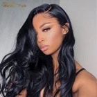 Hair Wig Hair Wigs 40 Inch Pre Plucked Swiss 100% Human Hair Full Hd Transparent Lace Wig Burmese Vendor For Black Women