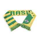 Custom polyester printed polyester sport logo football fan scarf
