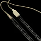 Infrared halogen heating lamp quartz glass heating tube for baking paint