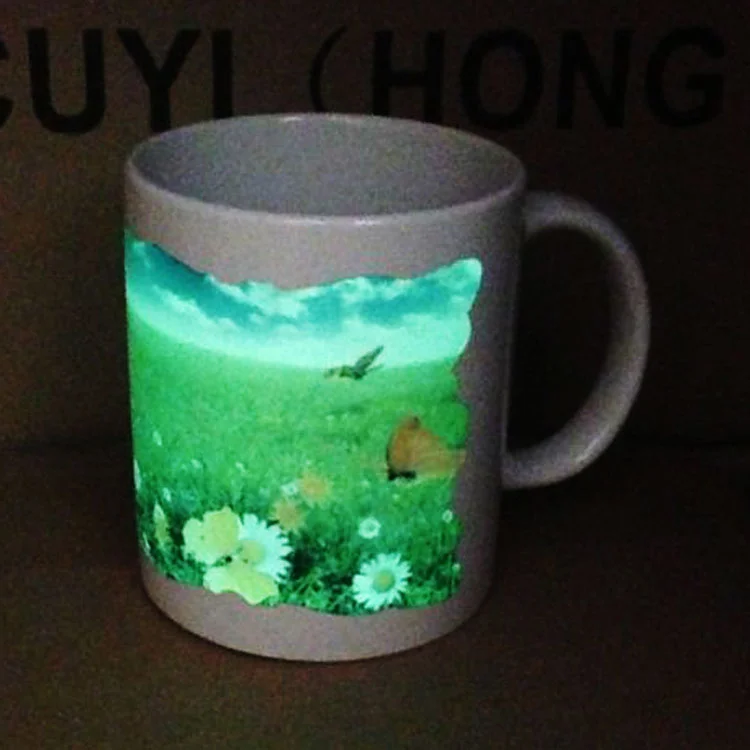 11oz luminous sublimation coating mug dishwasher cups