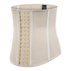 Faja Corset 3 hooks Latex Waist Trainer with 9 steel bones XXS-3XL entrenador de cintura colombian shapewear