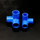 Pipe 1/2"-3/4" 3 Way Side Outlet Elbow Blue PVC Pipe Fittings