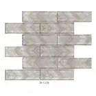 inkjet mosaic Agate Design glass mosaic , laminated glass mosaic for Wall and kitchen Foshan China