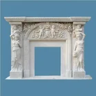 Modern Living Room Victorian French Marble Fireplaces Mantel Surrounding