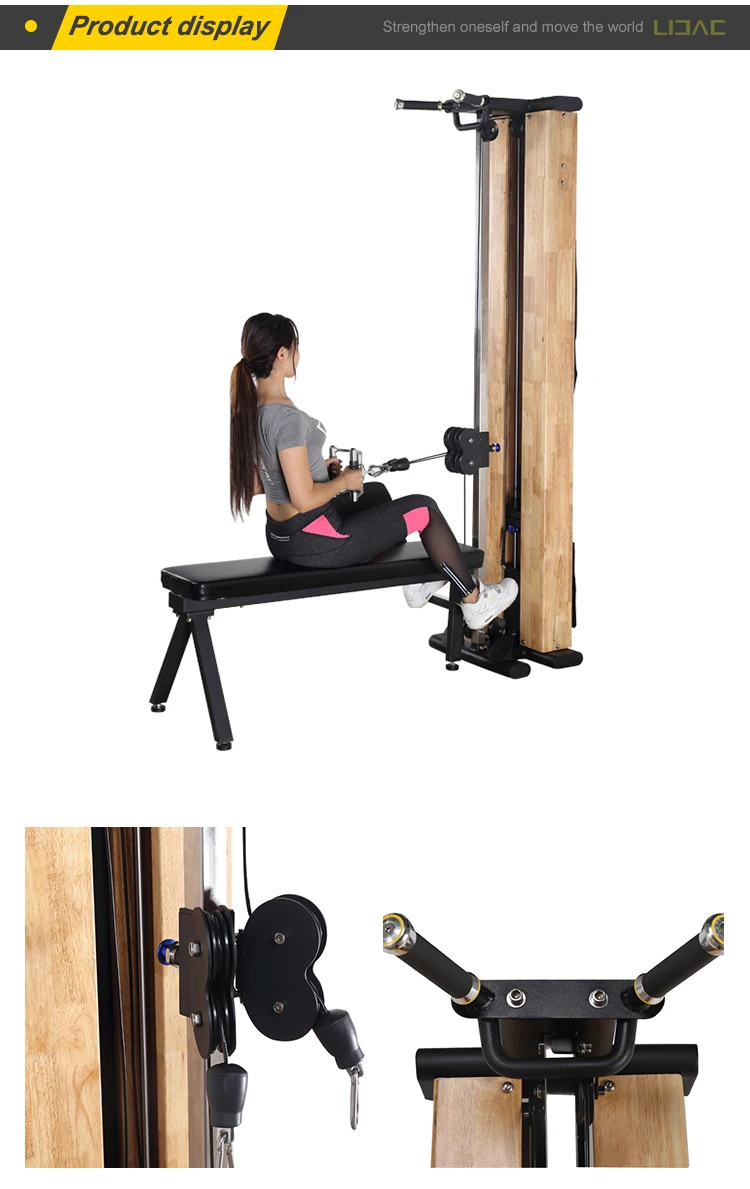 Home gym multifunction exercise equipment fitness cable machine LD-2025