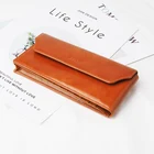 top selling lady envelope shape leather long women wallet