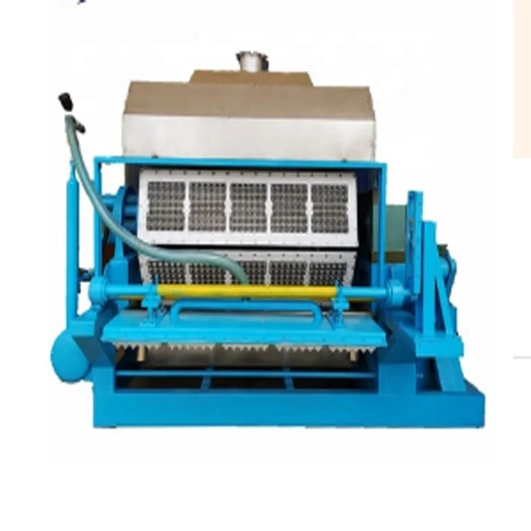 Déchets papier recyclage utilisé oeuf plateau machine/automatique ligne de production de plateau d'oeufs de pâte à papier/petite machine faisant oeuf plateau