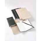 Leather Wholesale Stone Grain Elegant Hard Cover Notebook With Customised Logo