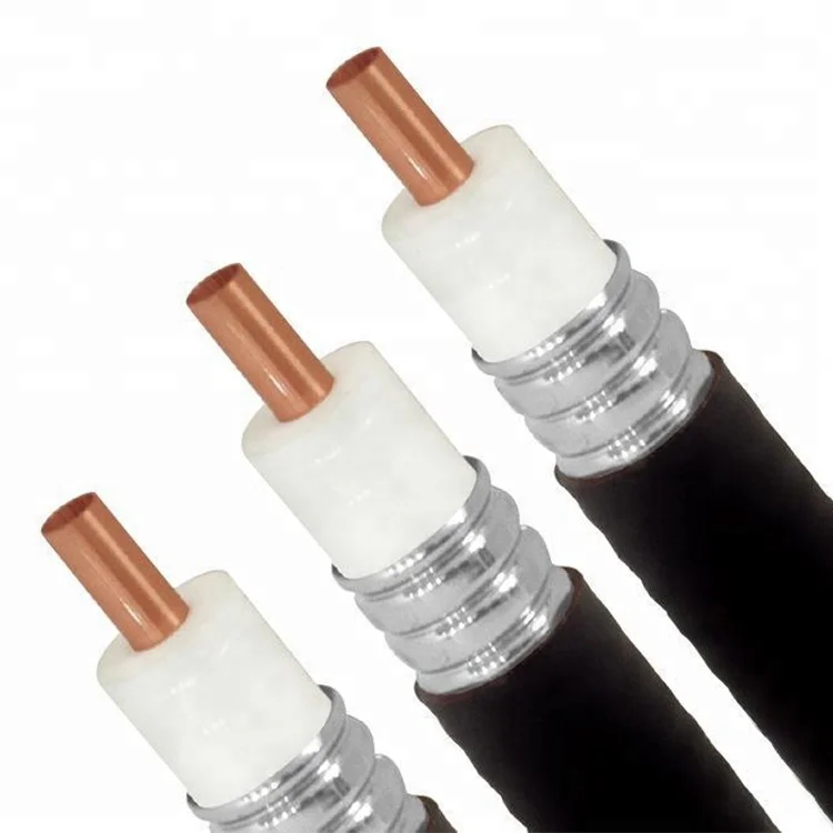 RF Feeder 50Ohm Coaxial Cable Corrugated Aluminium Tube 7/8