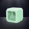 Hips 7 Color Soft NightLight Temperature Display Sleep Timer LED Night Glowing Cube Fit Birthday Gifts Kids Desk Alarm Clock