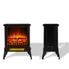 Decorative electric fireplace with remote control stove