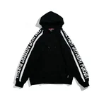 Chinese Clothing Manufacturers Custom Color Block Sleeve Printing Streetwear Hoodies Wholesale Cotton Fleece Hoodies