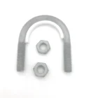 Good price U support galvanized tube clamp and bolt nut