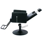 High Performance Black Wrinkles Reclining Backrest Hairdressing Chair For Salon chair