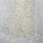 Elegant White African Wedding Lace, 2019 New Design African Lace Fabrics Embroidery For Women
