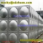 Best price food grade ss304 sectional water storage tank for India