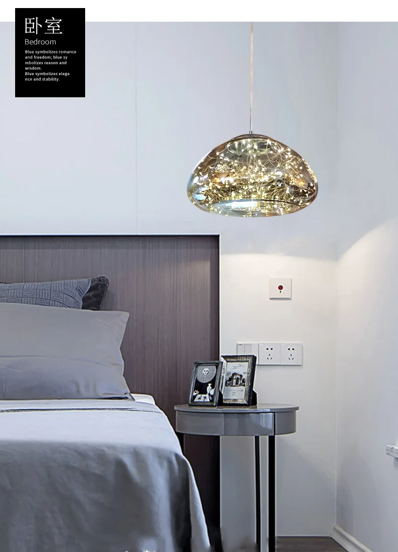 Artdecolite Interior decoration fixtures star light pendant lamp modern led chandelier