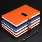 Wholesale A5 personalized notepad custom logo diary planner PU leather journal school office supplies business notebook