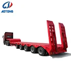2 車軸 3 車軸 4 車軸 lowbed 80 トン 100 トン 120 トン低ベッドセミトレーラー