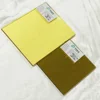 5mm-12mm Golden Yellow Coated Reflective Float Sheet Glass for Building (R-GY)