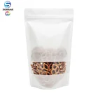 Custom Clear Plastic Food Cookie Packaging Snack Zip Bags Printed Grade Material Pouch Ziplock Bag