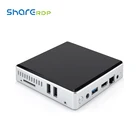 cheap fanless mini pc window10 micro personal desktop computer with low power consumption for office home education